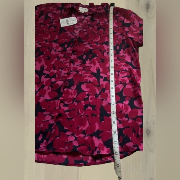 NWT J. Crew Button Up Floral Blouse Top XXS - Picture 10 of 11